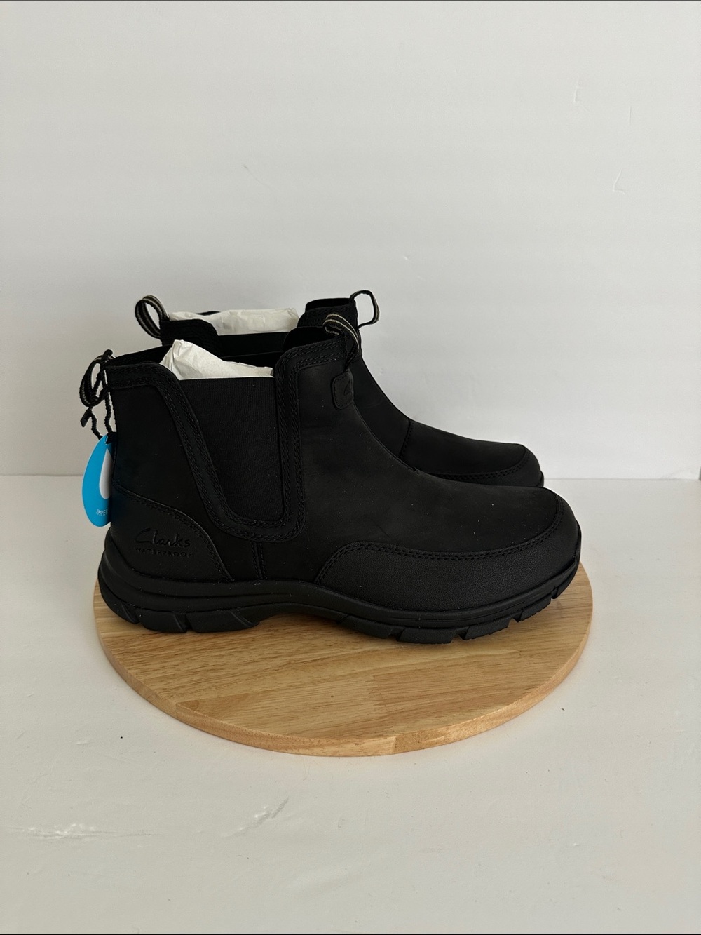 Clarks Mens Walpath Easy Flat Heel Chelsea Boots
